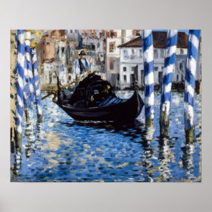 Poster Edouard Manet - Grand Canal, Venise