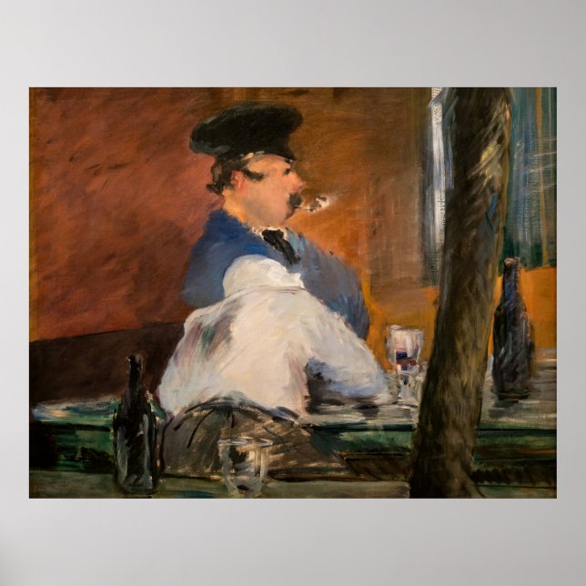 Poster Edouard Manet - Le Bar, Le Bouchon (Devant)