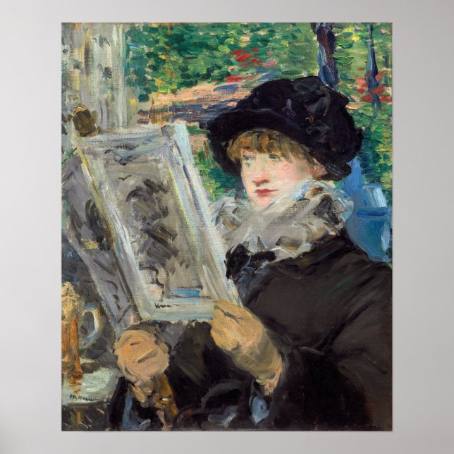 Poster Edouard Manet - Lecture Femme (Devant)