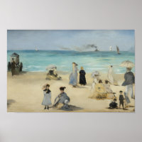 Edouard Manet - Sur la plage, Boulogne-sur-Mer