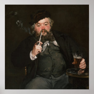 Poster Edouard Manet - Un bon verre de bière / Le bon boc