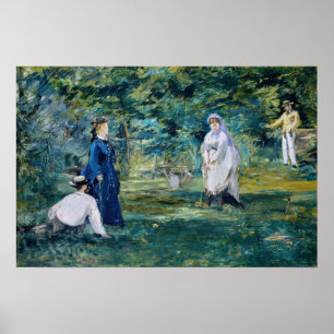 Poster Edouard Manet - Une partie de croquet