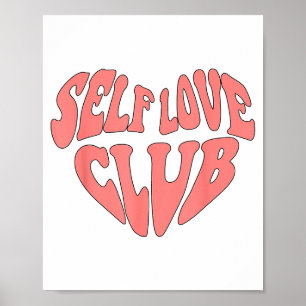 Poster Edr6 Rétro Amour de Soi Saint-Valentin Positif Val