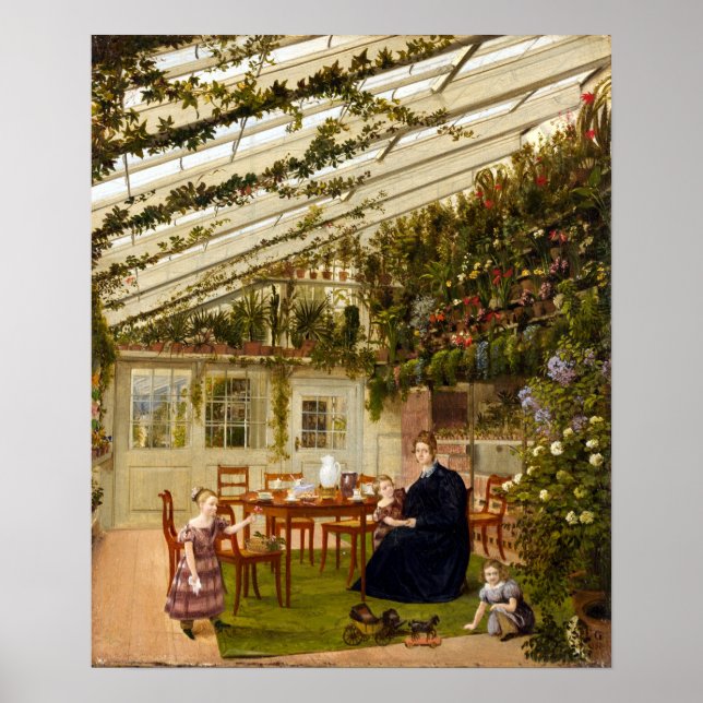 Poster Eduard Gaertner Famille M. Westfal Conservatory (Devant)