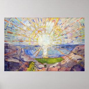 Poster Edvard Munch - Le Soleil 1911