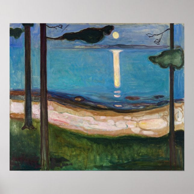 Poster Edvard Munch - Lune (Devant)