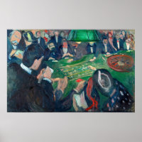 Edvard Munch - Table de roulette à Monte Carlo
