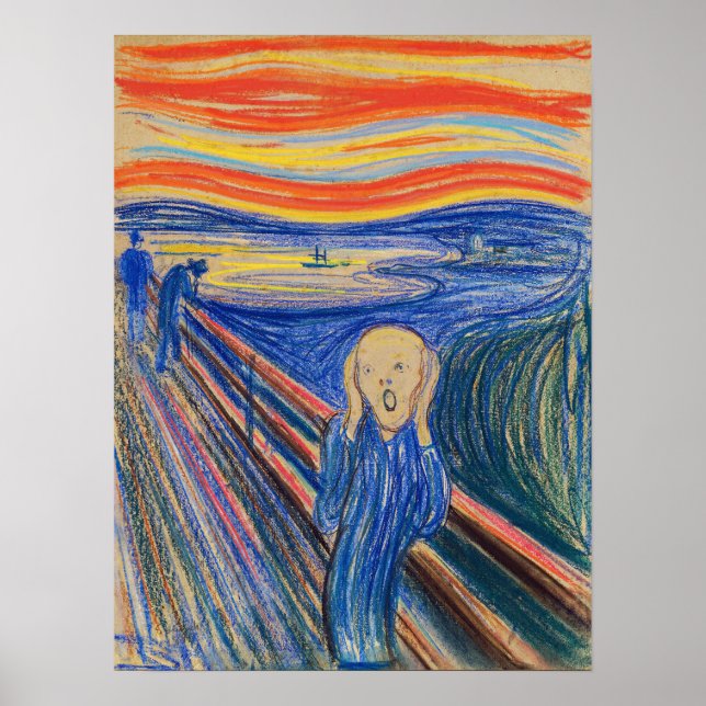 Poster Edvard Munch - The Scream 1895 (Devant)