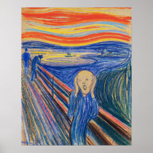 Poster Edvard Munch - The Scream 1895