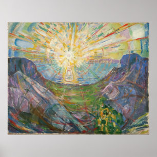 Poster Edvard Munch - The Sun, 1916