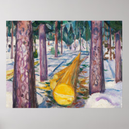 Poster Edvard Munch's The Yellow Log