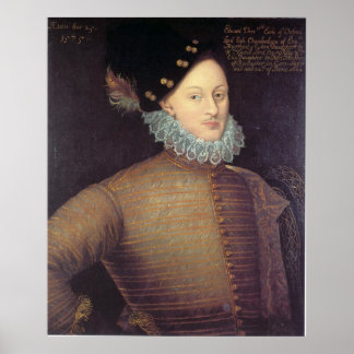 Poster Edward de Vere, 17e comte d'Oxford