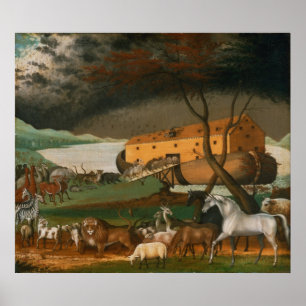 Poster Edward Hicks - L'Arche de Noé
