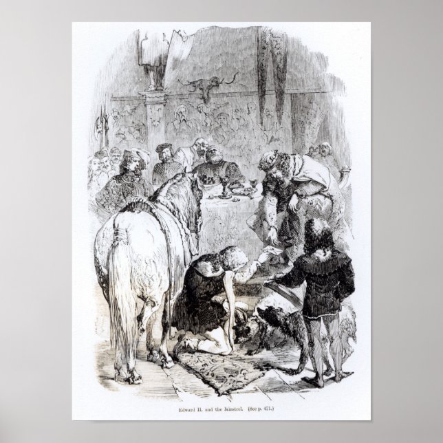 Poster Edward II et le ministre (Devant)