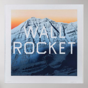 Poster Edward Ruscha - Fusée murale - 2013