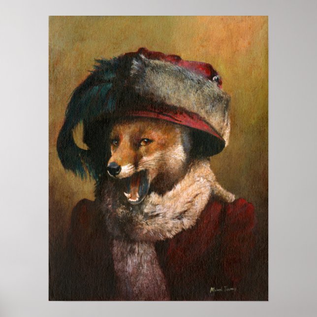 Poster Edwardian Vixen Print (Devant)