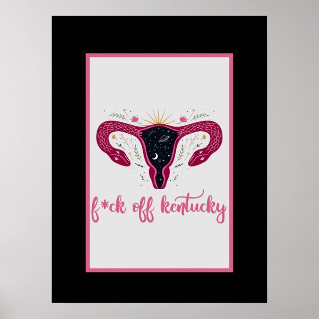 Poster Eff Off Kentucky Celestial Uterus Pro-Choice (Devant)
