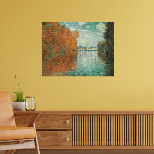Poster Effet d'automne à Argenteuil par Monet,