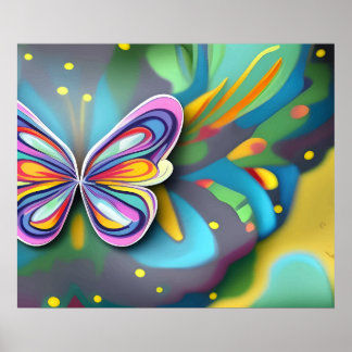 Poster Effet papillon
