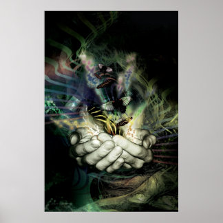 Poster effet papillon 1