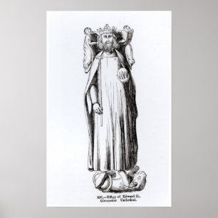 Poster Effigie d'Edward II de la cathédrale de Gloucester
