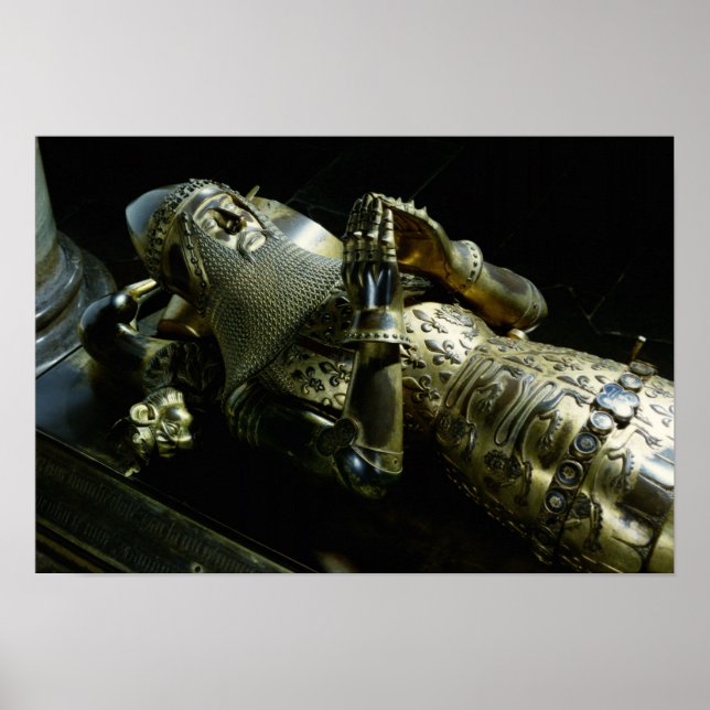 Poster Effigie d'Edward le Prince Noir, 1376 (Devant)