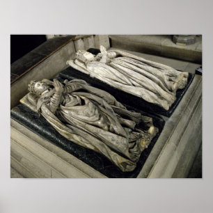 Poster Effigies d'Henri II et Catherine de Médicis