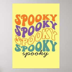 Poster Éffrayant - Drôle Halloween