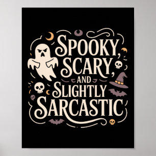 Poster Éffrayant Effraction légèrement Sarcastique Ghost