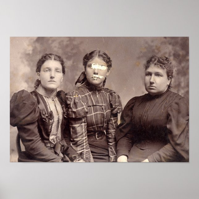 Poster Éffrayant Halloween Haunted Portrait de famille (Devant)