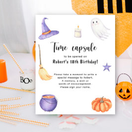 Poster Éffrayant Une heure d'Halloween Capsule 1er annive