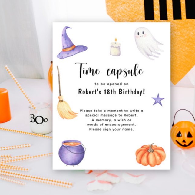 Poster Éffrayant Une heure d'Halloween Capsule 1er annive (Créateur téléchargé)
