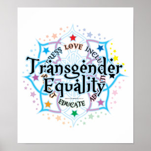 Poster Égalité Lotus de transsexuel
