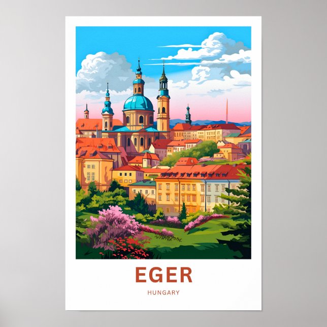 Poster Eger Hongrie Imprimer (Devant)