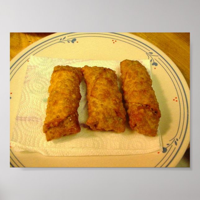 Poster Eggrolls de poulet thaïlandais (Devant)