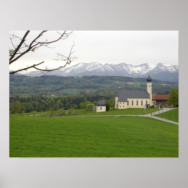 POSTER ÉGLISE D'APLINE (Devant)