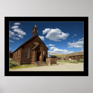 Poster Église de la ville fantôme