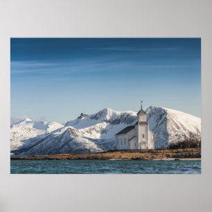 Poster Église de Norvège Lofoten