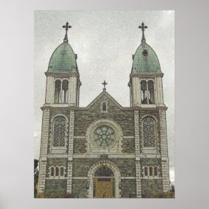Poster Église de pierre