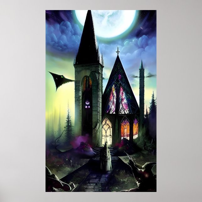 Poster Église des Fantasistes de la Forêt Noire (Devant)