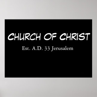 Poster Église du Christ (est.)