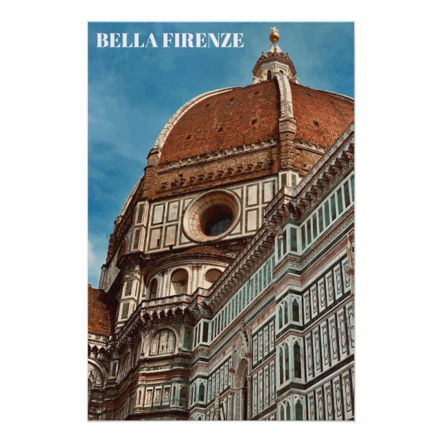 Poster ** Eglise DUOMO Florence Florence Florence Italie  (Devant)