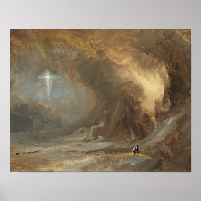 Poster Église Frederic Edwin - Vision de la Croix (Devant)