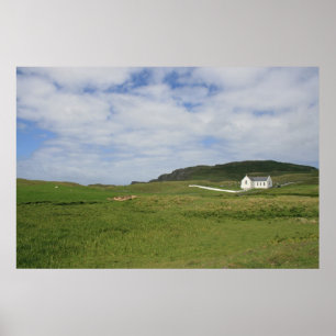 Poster Église irlandaise rurale