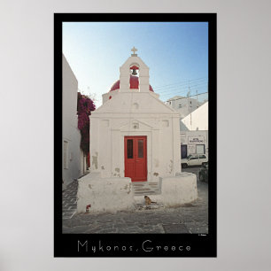 Poster Église Kitty - Mykonos