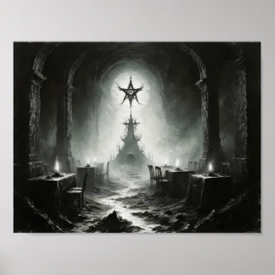 Poster Église maudite du mal