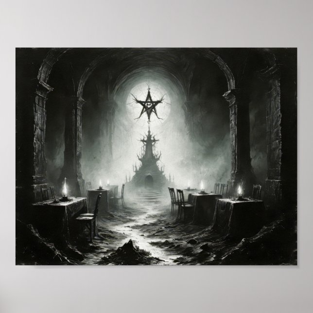 Poster Église maudite du mal (Devant)