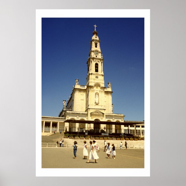 Poster Eglise Notre-Dame de Fatima, Lisbonne Portugal (Devant)