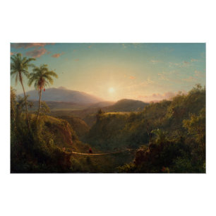 Poster Église Pichincha Frederic Edwin