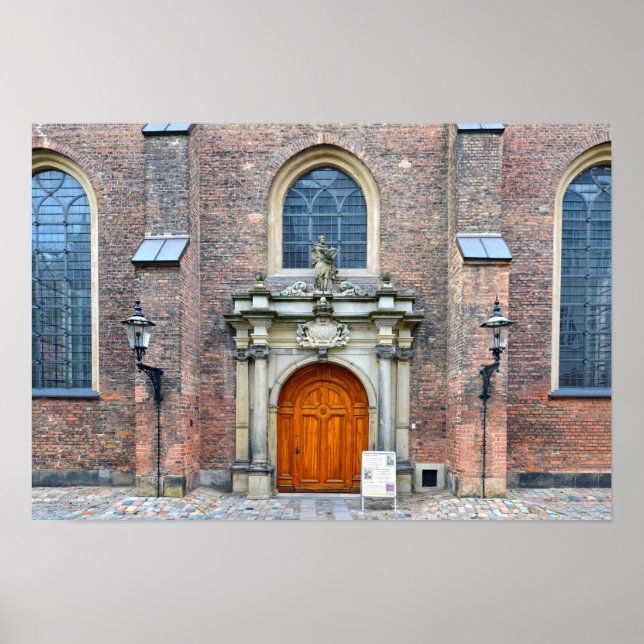 Poster Eglise Saint-Pierre, Copenhague, Danemark (Devant)